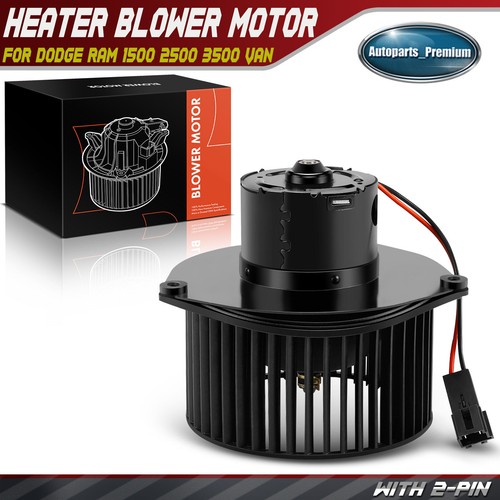 New HVAC Blower Heater Motor w/ Wheel for Dodge Ram 1500 2500 3500