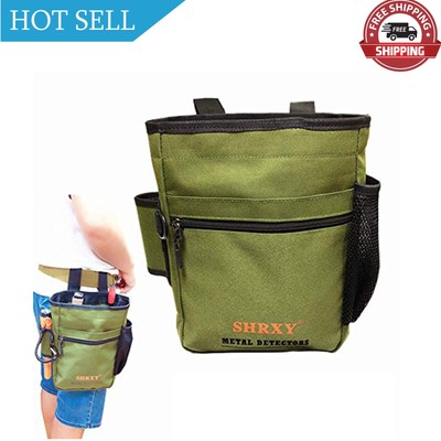 shrxy Metal Detecting Finds Bag Waist Digger Pouch Tools Bag for PinPointer G...