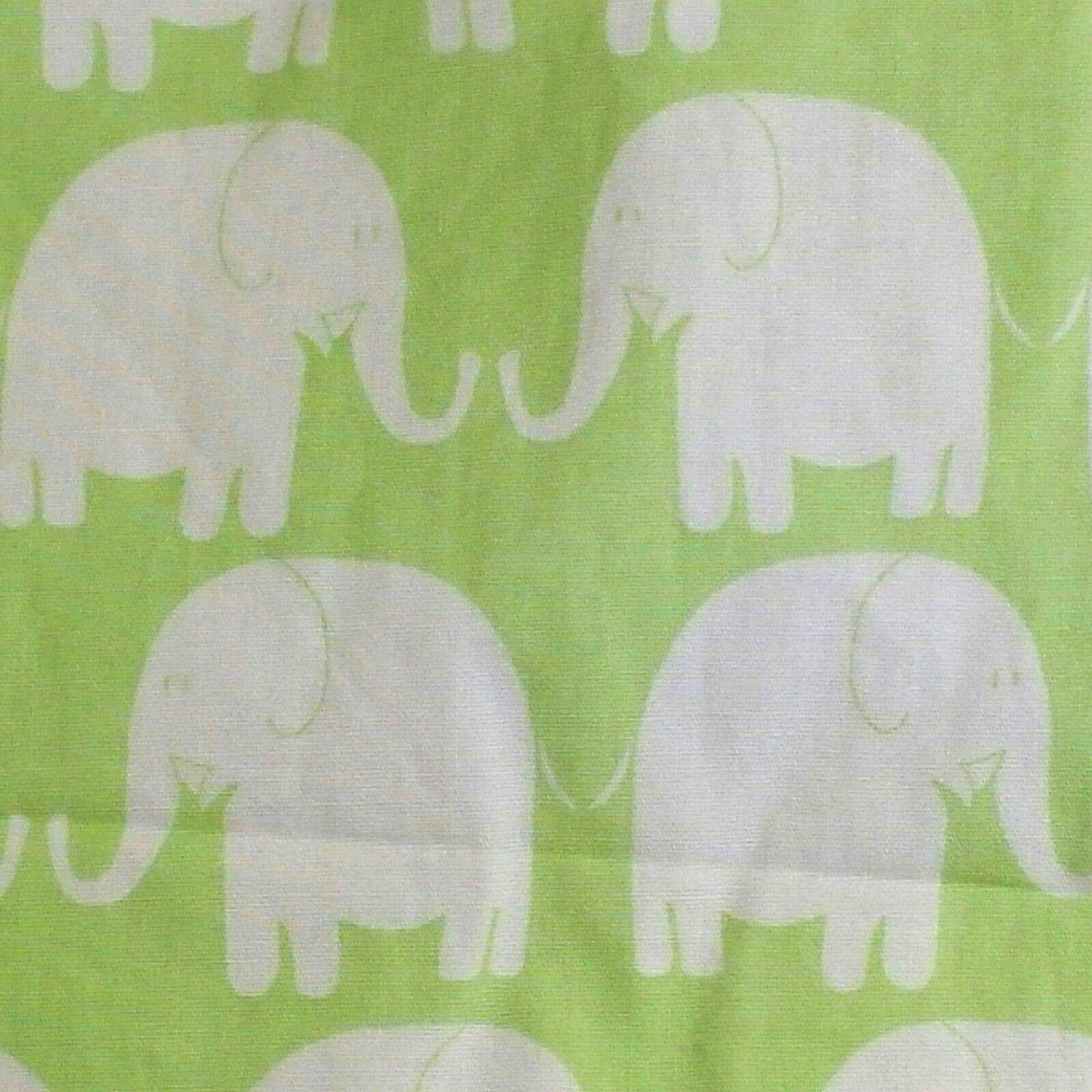 Amy Coe Elephant Curtains Baby Nursery Limited Edition Lot of 2 Panels