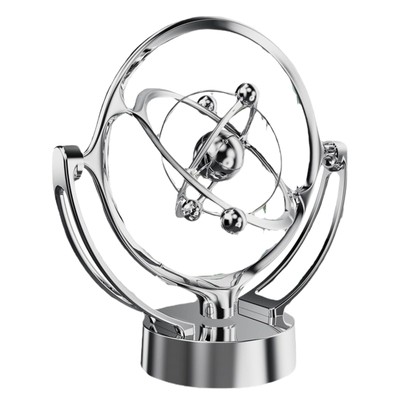 Newton Pendulum Kinetic Art Perpetual Mobile Swinging See Saw Motion Battery Toy