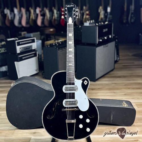 60s Silvertone ヴィンテージギター　made in USA Silvertone Electric Guitar 60s Vintage with Case MADE IN USA