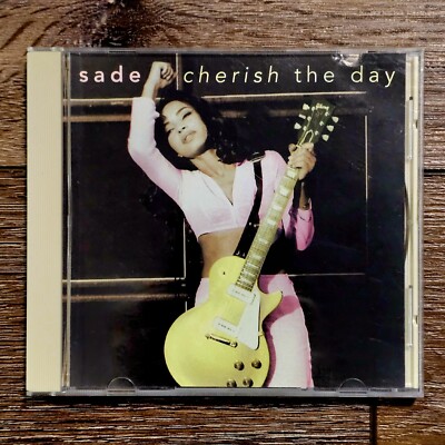 CHERISH THE DAY by SADE- Ultra Rare Collectible Maxi CD w/Ronin remix IVORY CASE