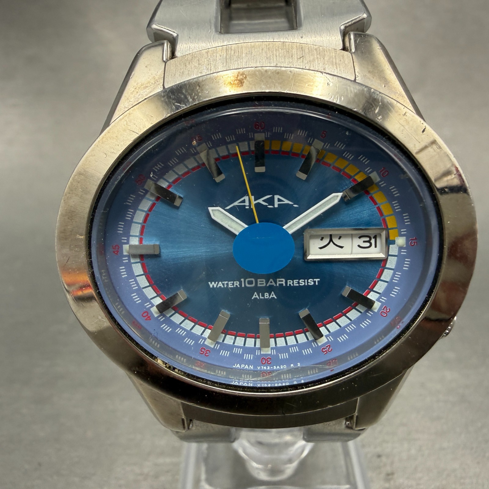 Alba Watch AKA Resist Dial Water 10BAR 0 Seiko SEIKO ALBA Quartz 