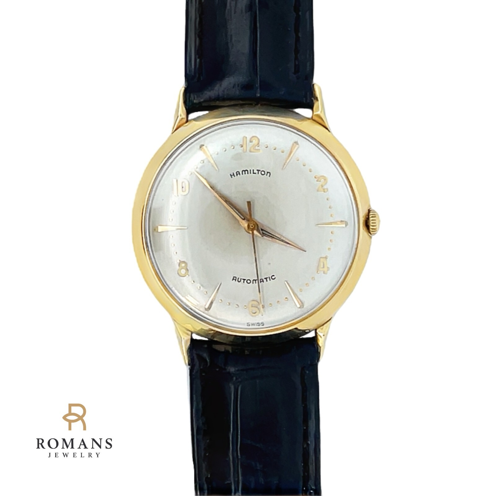 Hamilton ゴールド アナログ腕時計 Hamilton Automatic Watch 14K Yellow Gold C.1950's All