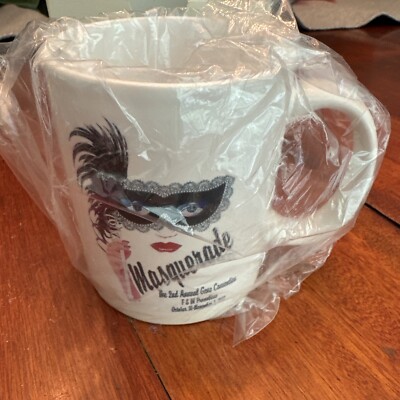 VTG Gene Marshall Coffee Mug Masquerade - 2nd Gene Convention- 1997 NIB!