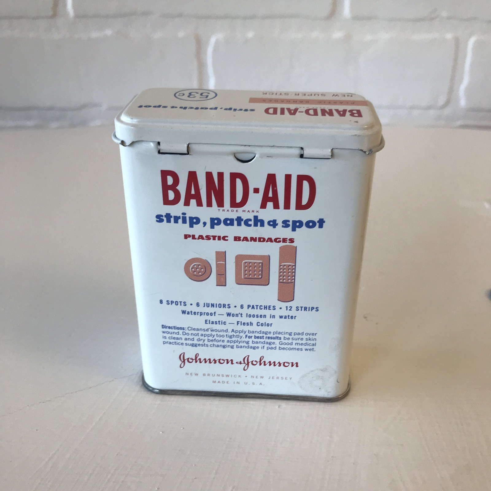 Small Lot of Buttons with Vintage Band-Aid Tin