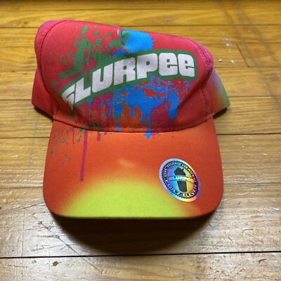 Slurpee Hat Limited Edition Adjustable Strapback Colorful Tie Dye 7/11 NWT
