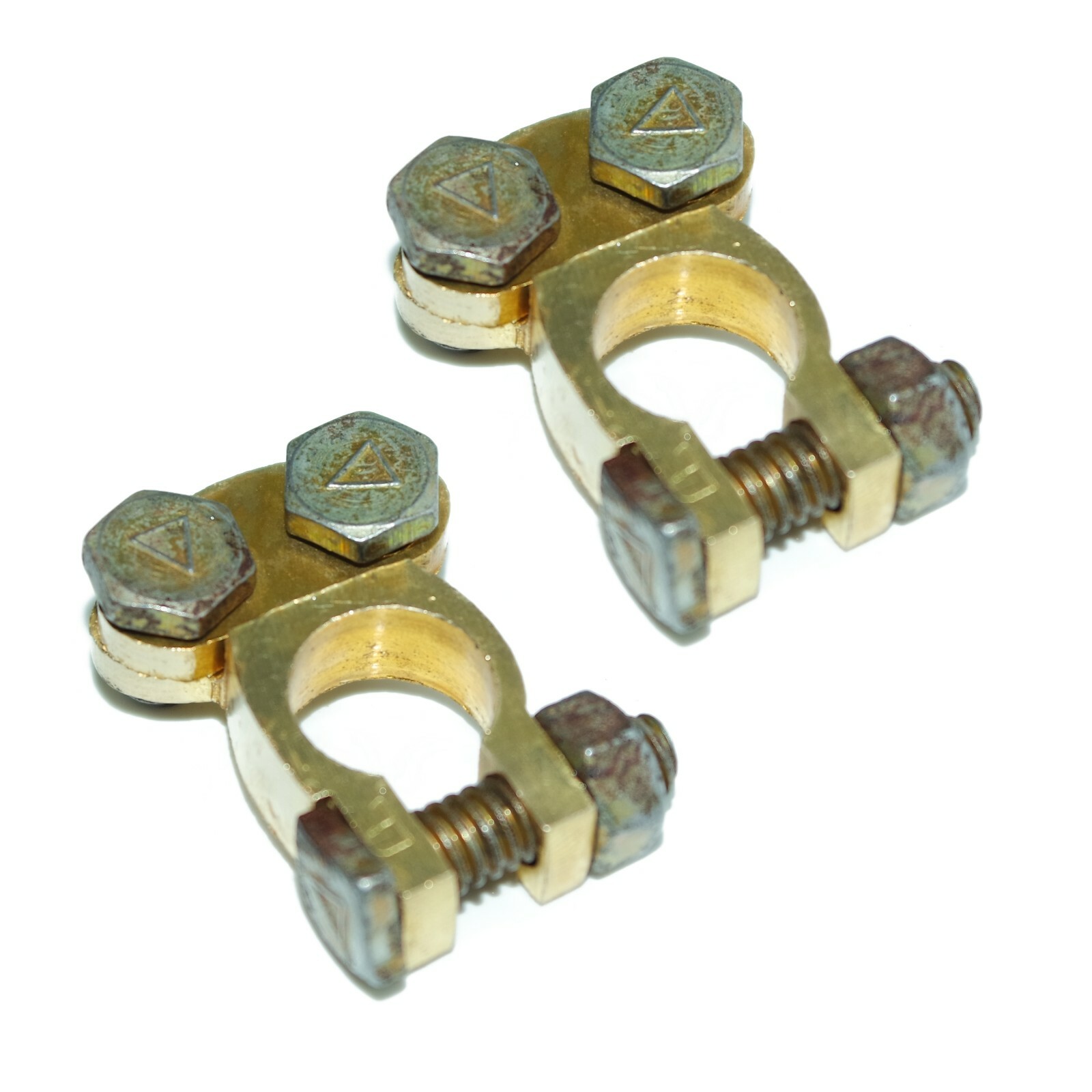 For Suzuki Samurai SJ413 Jimny Battery Terminal Clamp Brass Connectors 
