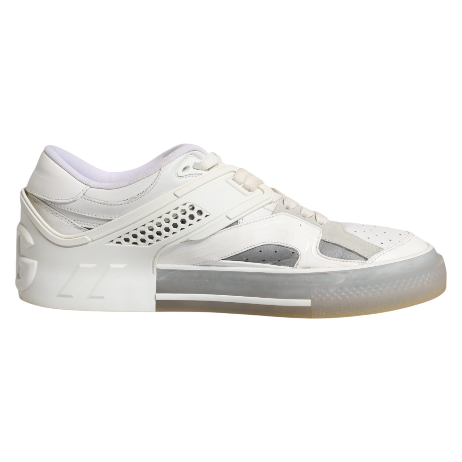 DOLCE & GABBANA Shoes White DG Logo CUSTOM 2.Zero Sneakers