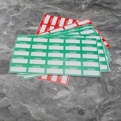 550Pcs PAT Testing Sticker Pat Testing Label (500Pcs Pass and 50Pcs Failed) E...