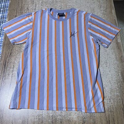 HUF Vertical Stripes Tee Shirt Size M #28735