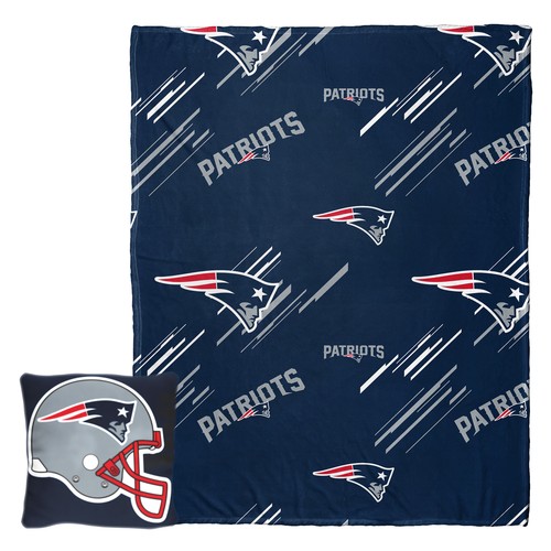 Комплект подушек и пледов с разрезами Northwest NFL New England Patriots