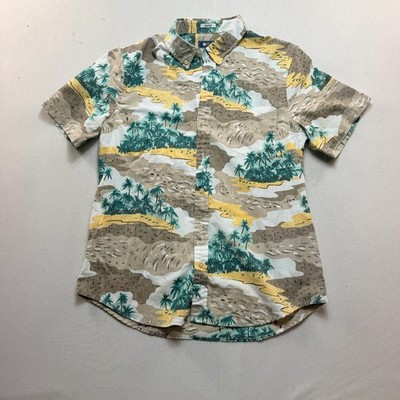 Reyn Spooner Shirt Mens Medium Multicolor Excellent Tailored Tropical Island