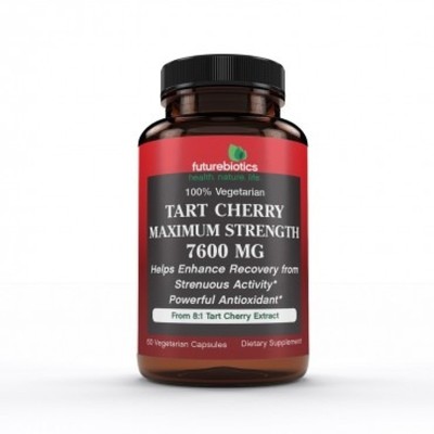 Futurebiotics Tart Cherry Максимальная сила 7600 мг 60 растительных капсул