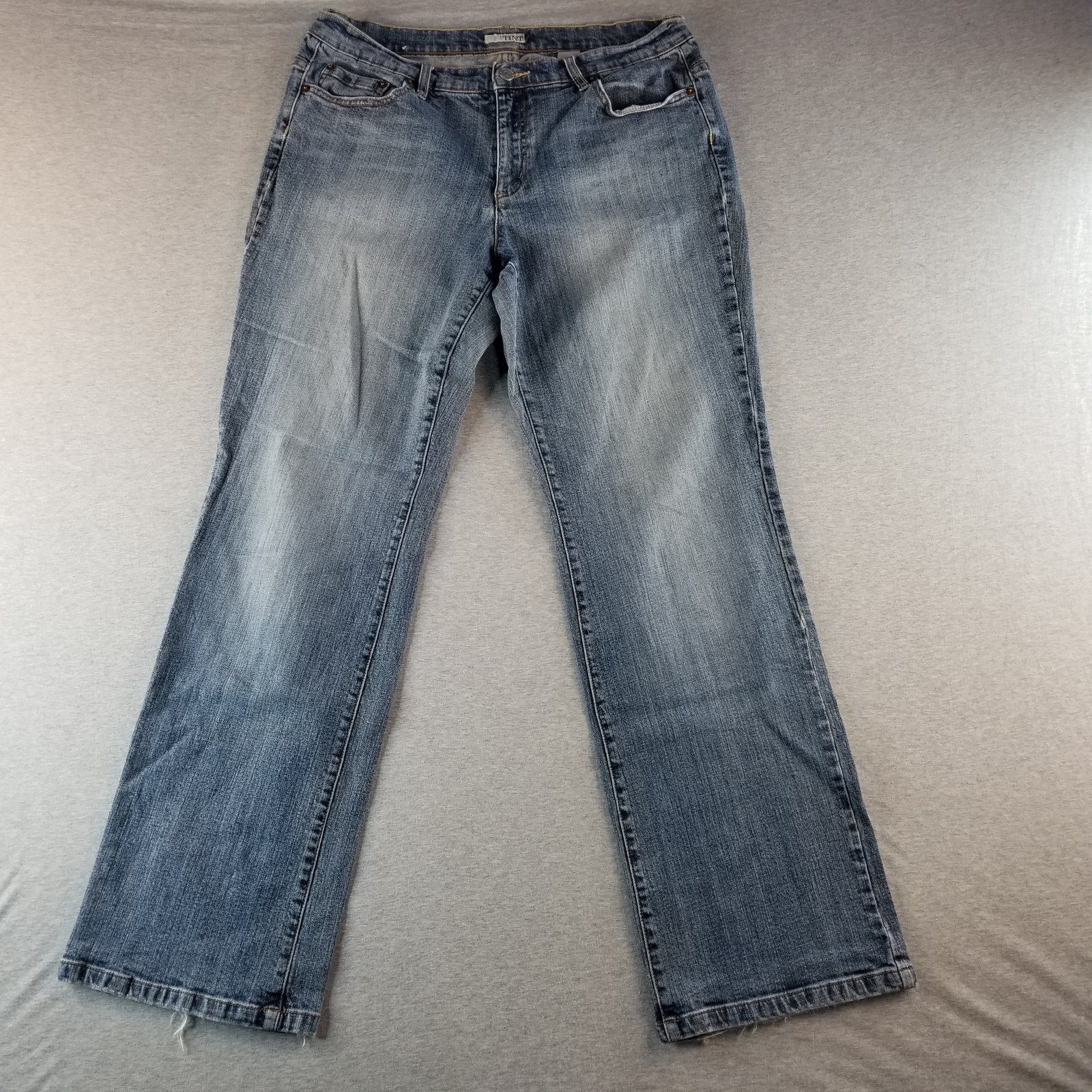 TINT Jeans Women's Sz 14 90s VTG 99% Cotton Med Wash Normcore Cute Trendy Cute