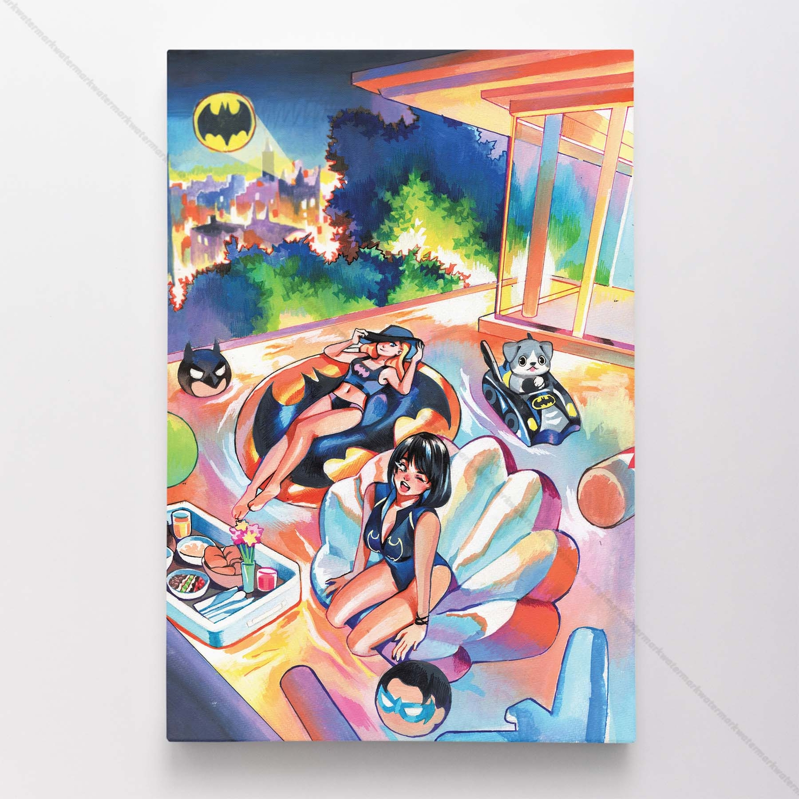 Batgirl Poster Canvas DC Comic Book Cover Art Print #44881