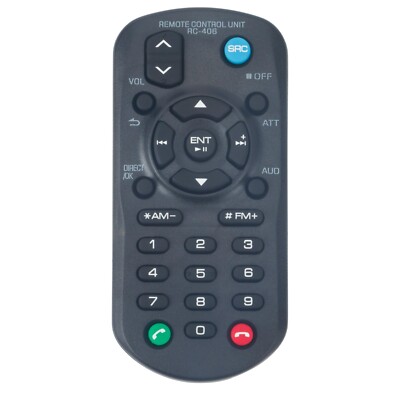 RC-406 Replace Remote Control for Kenwood Receiver KMM-BT260U KDC-X704 KMR-D358