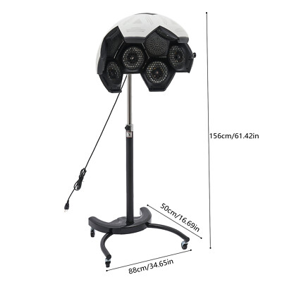 Multifunctional Hair Treatment Machine Height Adjustable Standing Hair Dryer