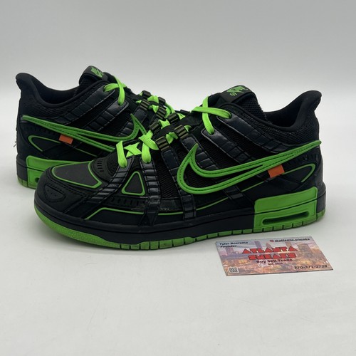 スニーカー Nike Air Rubber Dunk Off-White Green Strike CU6015-001 Nike x Off-White Air Rubber Dunk 'Green Strike' CU6015-001