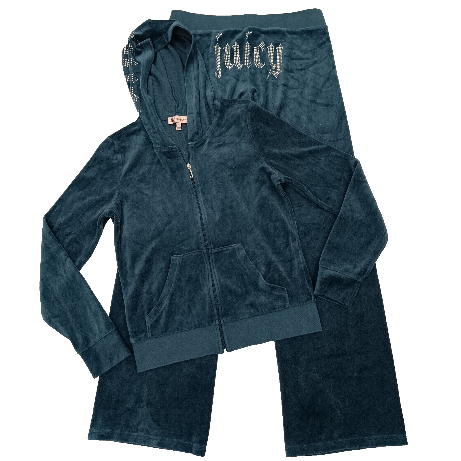 Juicy Couture Tracksuit Matching Set Small Jacket Pants