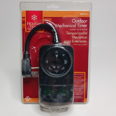 Outdoor Mechanical Timer - Multiple Time Settings