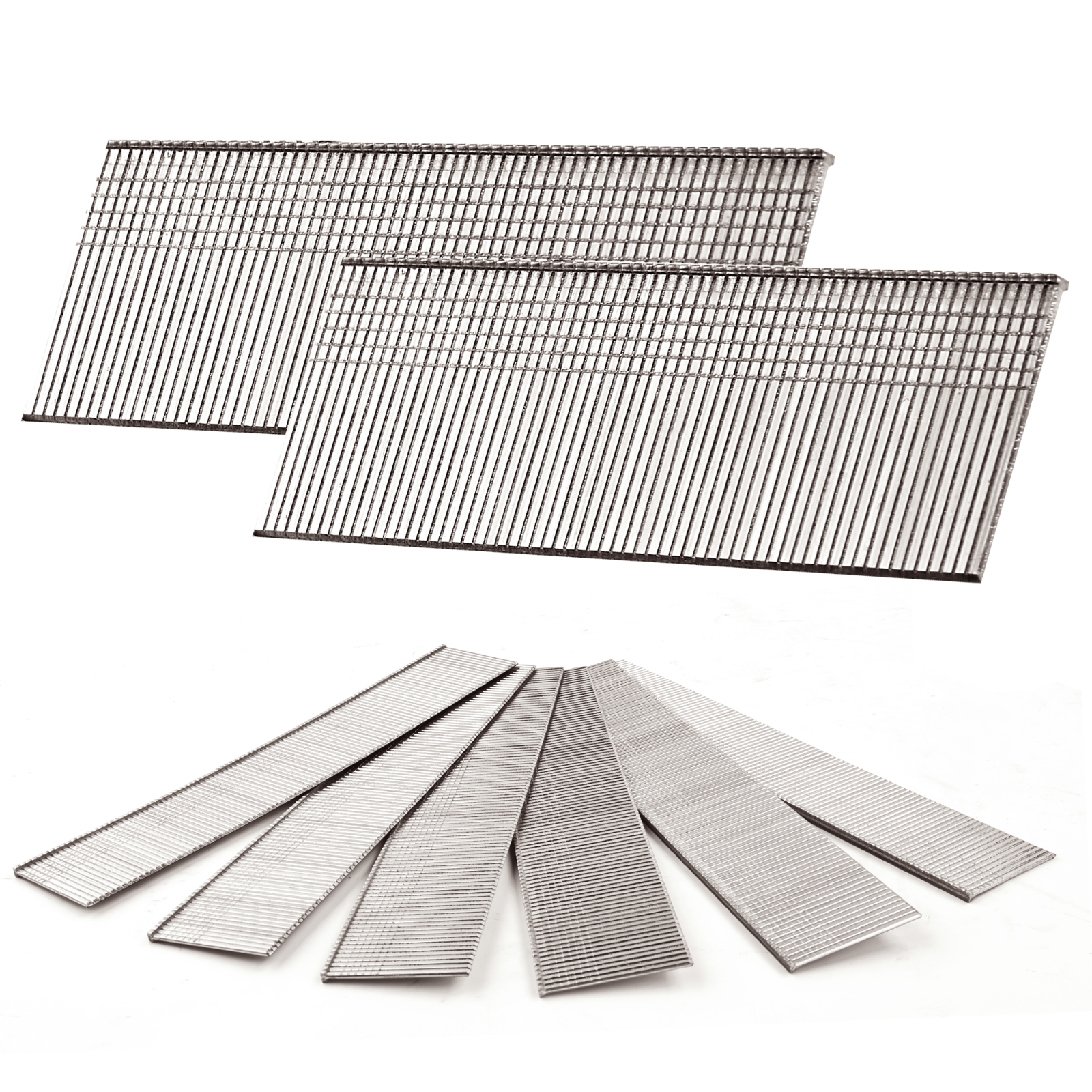 meite 18 Gauge Stainless Brad Nails, 3/4"-2" 18 GA Brad Nails (2000 Counts)