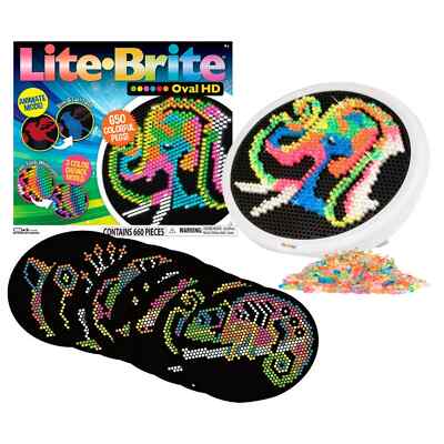 LITE-BRITE OVAL HD LEARNING TOY *DISTRESSED PKG