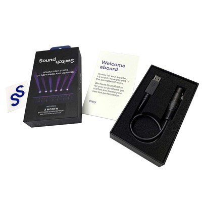 SoundSwitch Micro Interface USB to DMX 2-Universe DJ Stage Lighting Controller