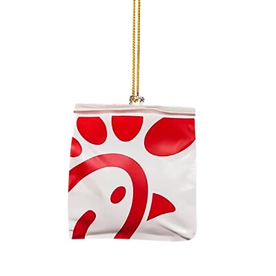 2024 2D Chick Fil A Sandwich Ornament Home Party Christmas Tree Decoration Gift
