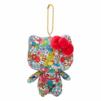 Sanrio Hello Kitty Liberty Fabrics Mascot Holder Colorful