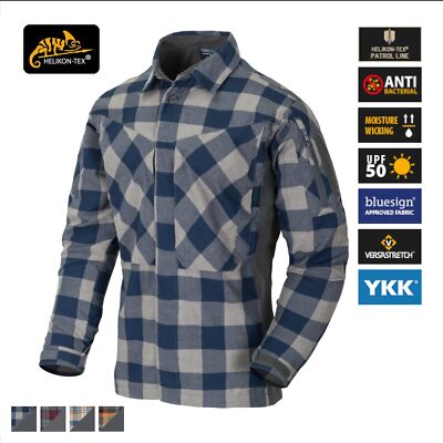Helikon-Tex MBDU freizeit shirt plaid mit langen Ärmel patrol flannel Hemd