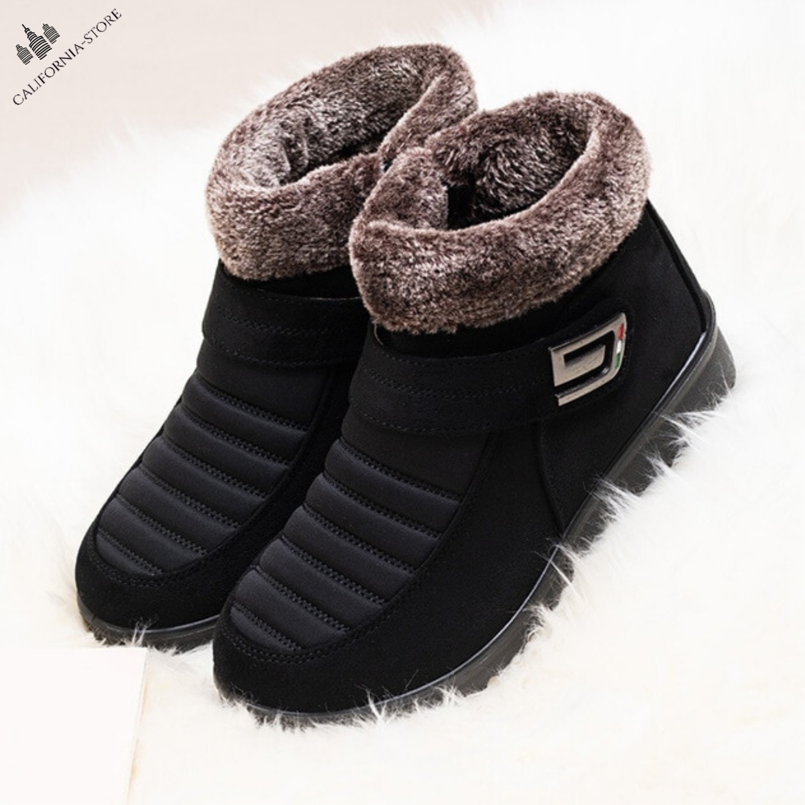 warm fluffy boots