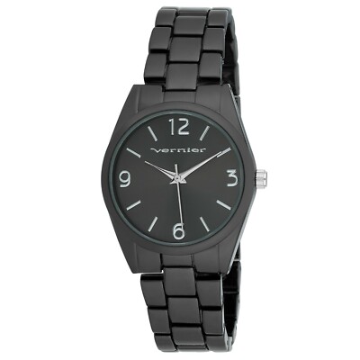 Vernier Womens 32mm Round Link Watch