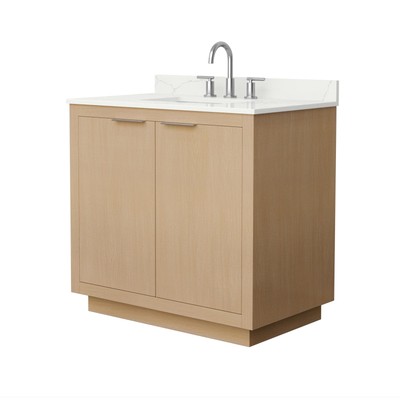 Wyndham Collection WCF282836S-QTZ-US3MXX Maroni 36'' - Light Straw / Giotto