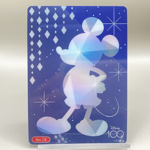 Mickey Mouse No.15 Disney 100 Trading Clear Card Japanese