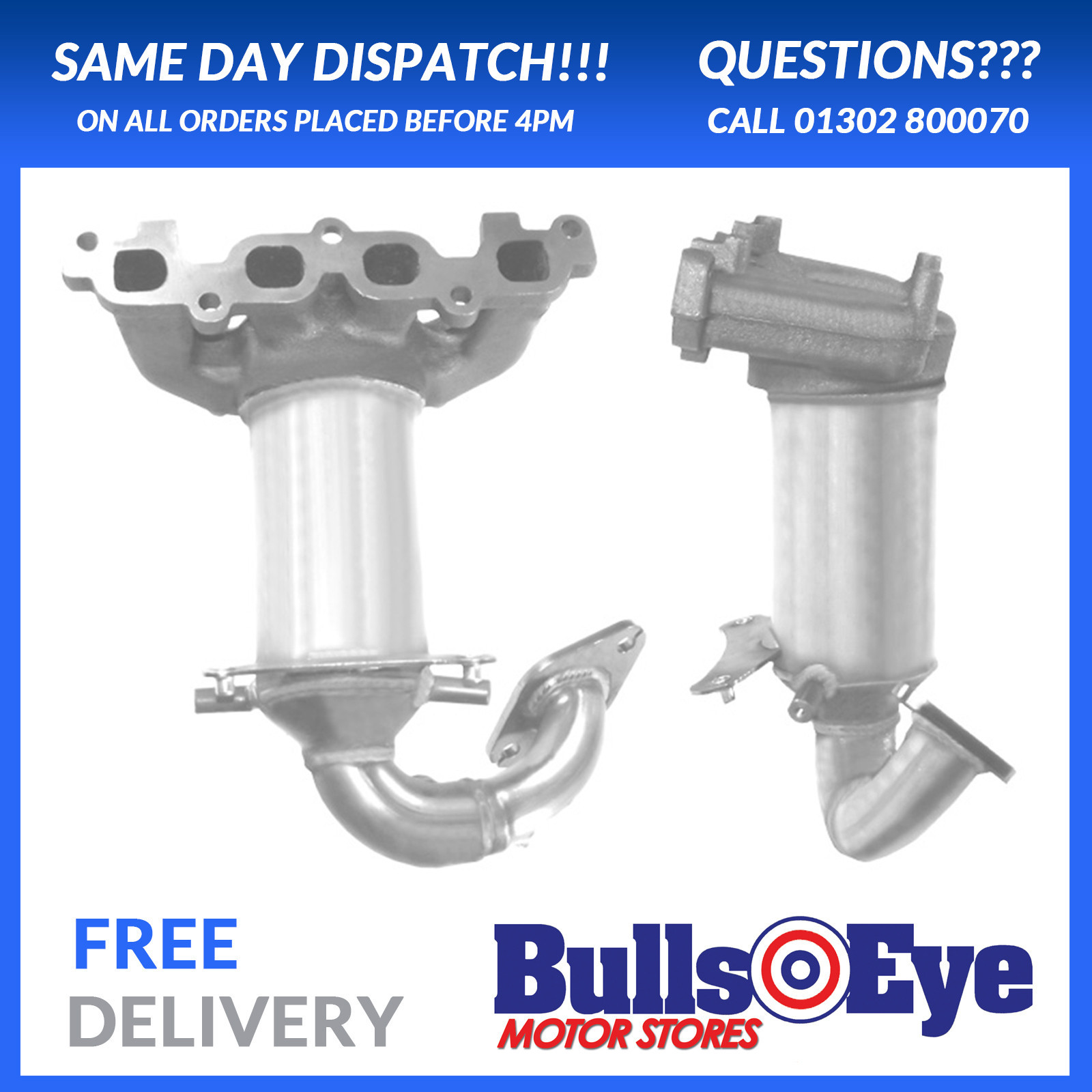 OE SPEC CATALYTIC CONVERTER TYPE APPROVED FORD FIESTA VI 1.4 08