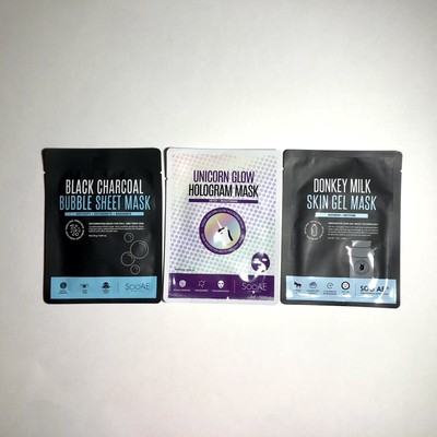 3 Pack Assorted SooAE New York Sheet Masks