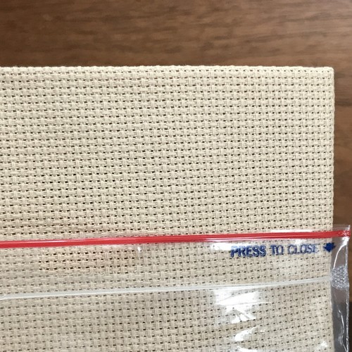 Aida 14CT Cross Stitch Fabric Beige 100% Cotton 12