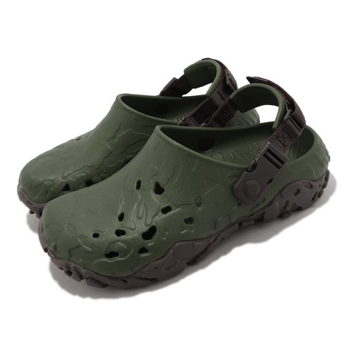 

Мужские сандалии унисекс Crocs All-Terrain Atlas Clog Army Green Espresso 208391-32C, Зеленый, All-terrain Atlas Clog