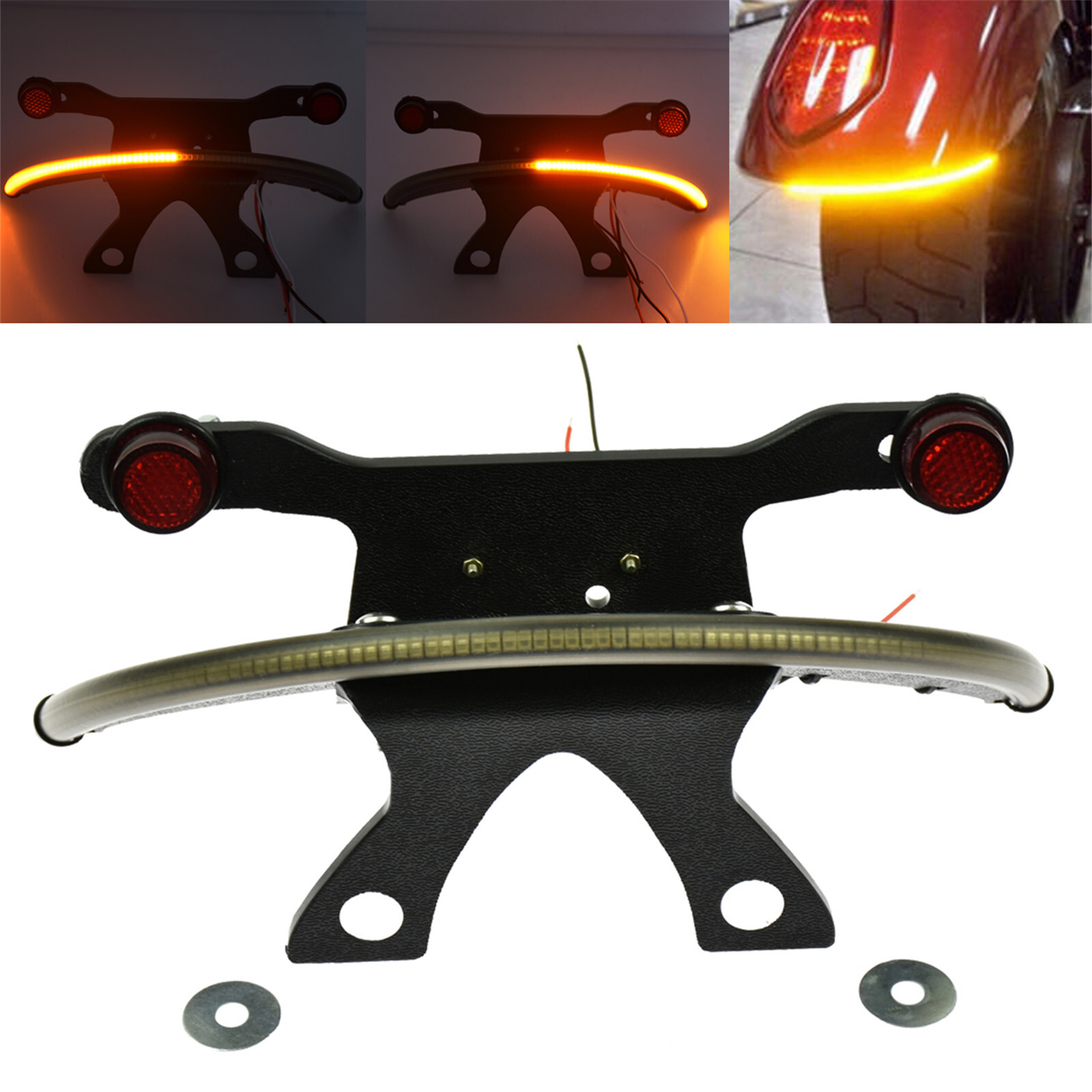 Fender Turn Signal LED Tail Light w/ Smoked Lens Fit For Victory Vegas 03-2017