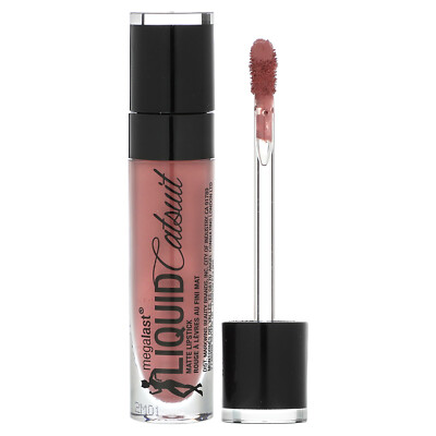 MegaLast, Liquid Catsuit, Matte Lipstick, 924B Rebel Rose, 0.21 oz (6 g)