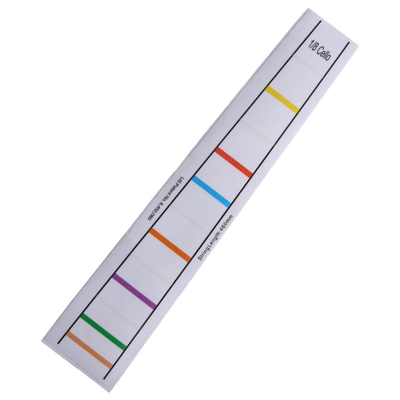 Practical Fret Board Label Sticker Finger Position Marker For Cello Practice Beg