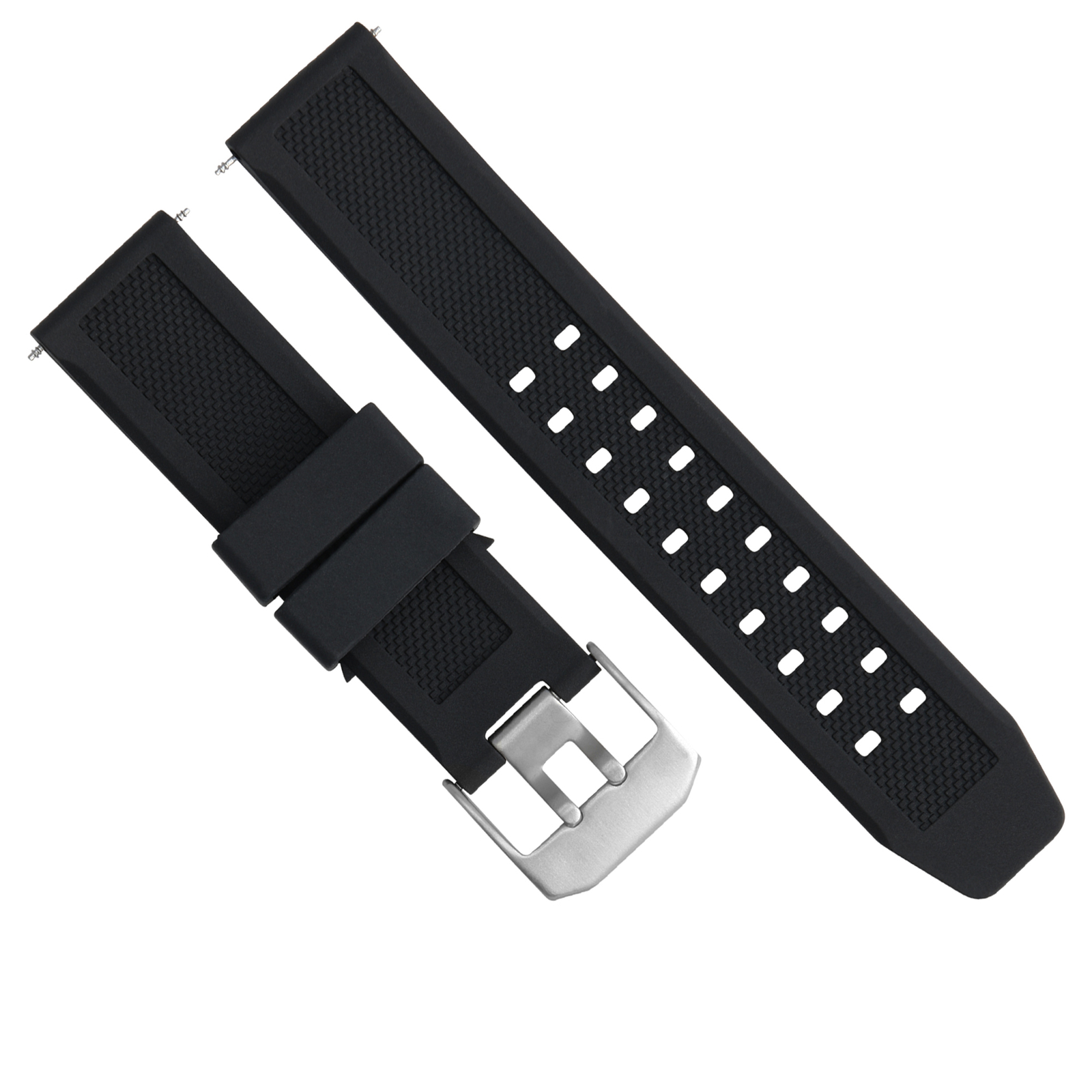 23MM RUBBER WATCH BAND STRAP FOR 46MM LUMINOX F-117 NIGHTHAWK - 6402.BO WATCH