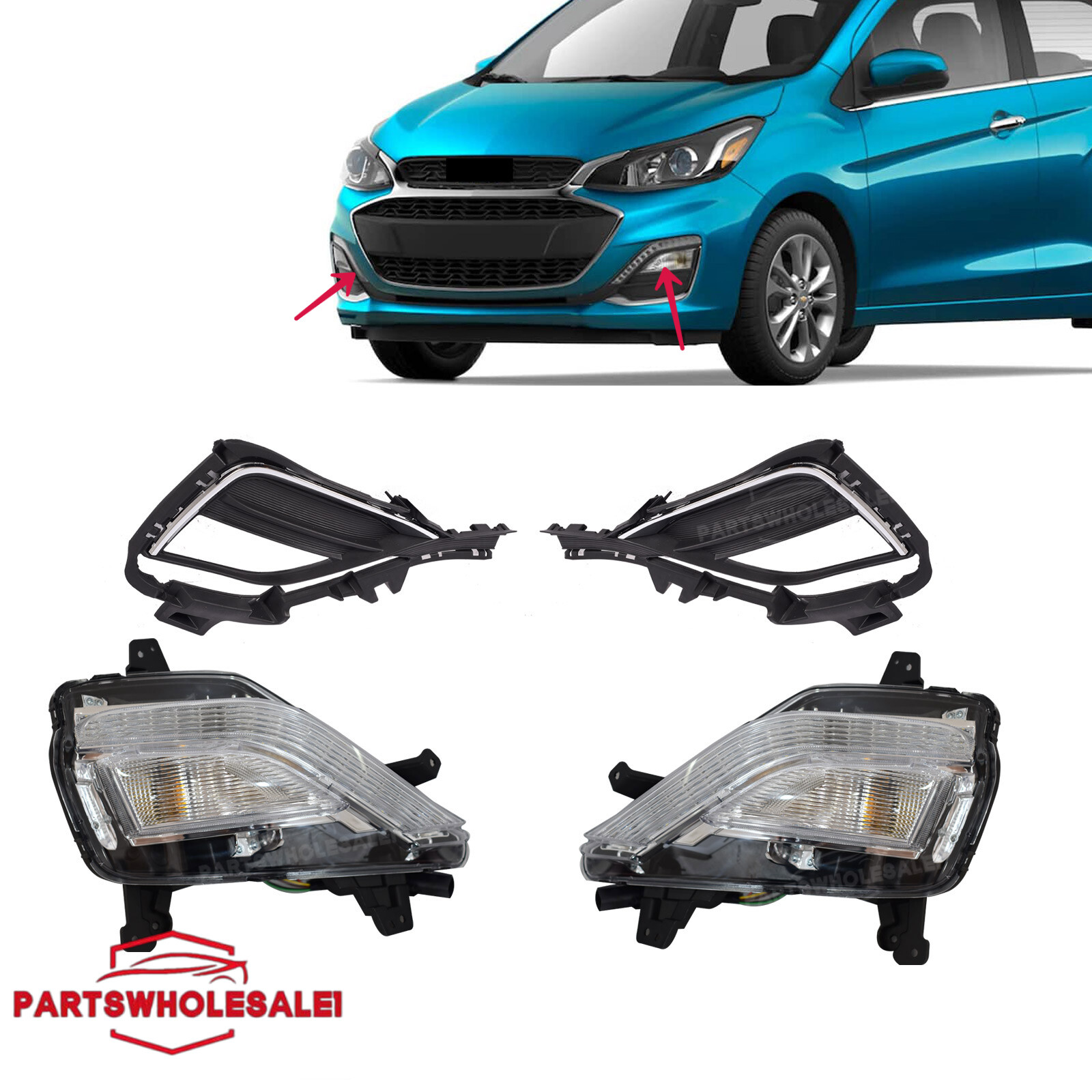 Headlamp and Fog Lamp Kit | CHEVROLET SPARK 2019 Headlamp and Fog Lamp Kit | CHEVROLET SPARK 2019