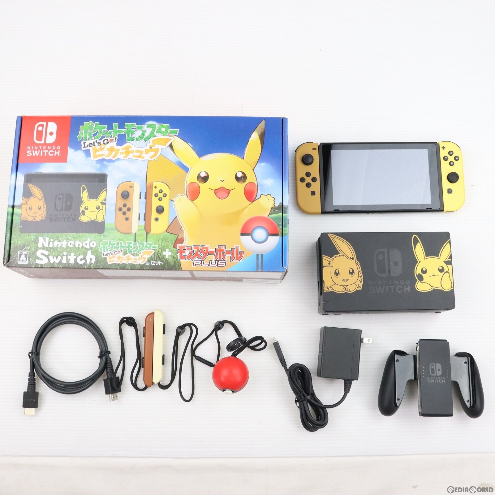 Nintendo Switch Pokemon Let's Go! Pikachu Set Poke Ball Plus