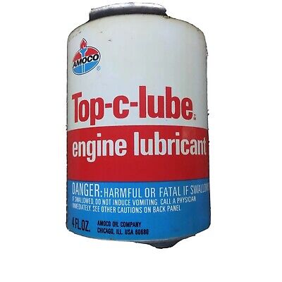 Vintage Amoco Top - C - Lube 4oz Can Full