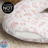 Sweet Jojo Designs Blush Pink White Floral Leaf Girl Nursing Pillow Cover Baby Breastfeeding Slipcover Infant Newborn Nursery Bottle Breast Feeding Pillowcase (Pillow NOT Included) Bohemian Watercolor