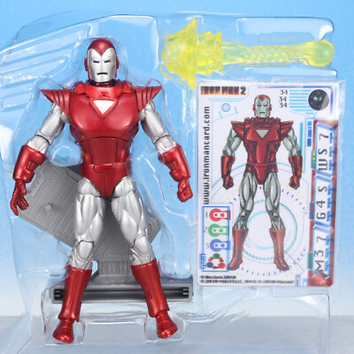 Marvel Universe Iron Man 2 Comic Series SILVER CENTURION 3.75'' Figure 34 Hasbro