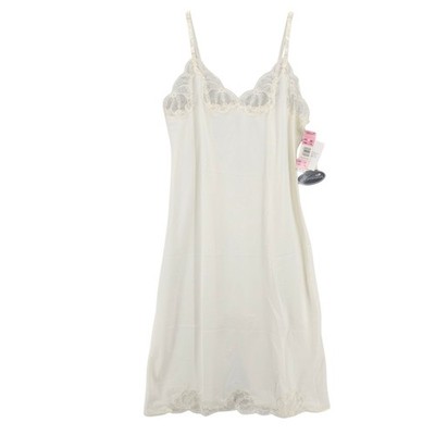 NWT WONDERMAID Slip Lace Trim Micromatique VINTAGE Made in USA Ivory Size 38