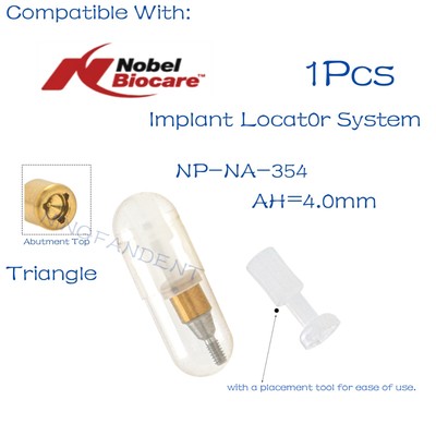 For Nobel Biocare Active NP Overdenture Abutment 4.0mm GH